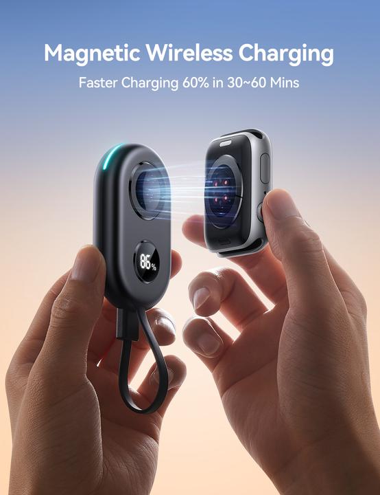 Actual product image Joyroom Charger for Apple Watch JR-W09 (black)