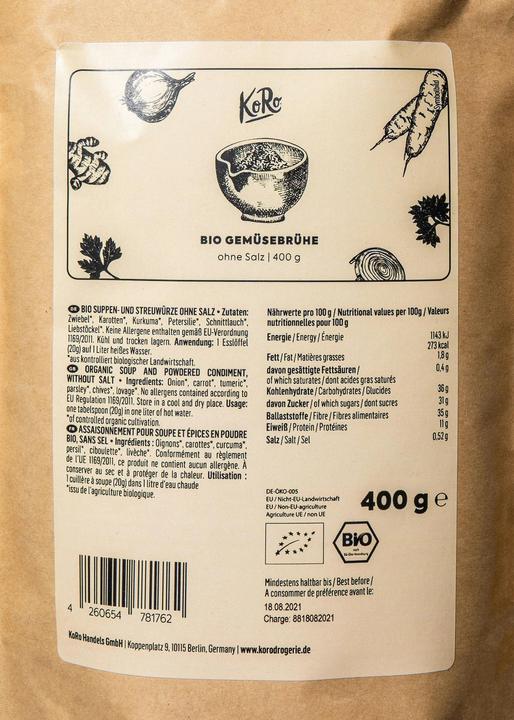 Produktbild KoRo Bio Gemüsebrühe