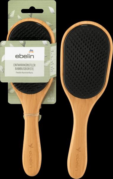 Produktbild dm ebelin Entwirrbürste Bambus mit Griff