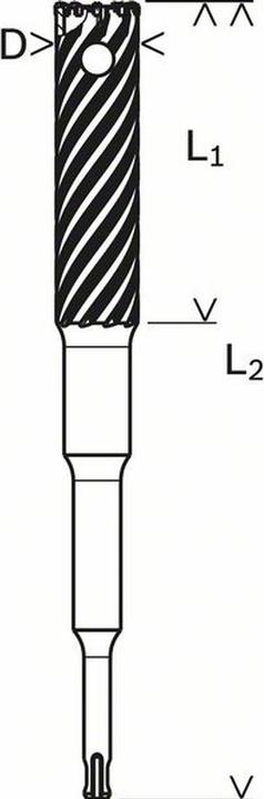 Produktbild Bosch Professional Zubehör PRO SDS plus Rebar Cutter Bohrer, 32 x 120 x 300 mm (32 mm)