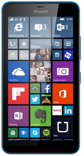 Microsoft Lumia 640 XL (8 GB, Cyan, 5.70", Dual SIM, 13 Mpx, 3G)