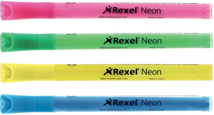 Produktbild Nobo Whiteboardmarker Neon rund med 4 stk. ass. farver (Mehrfarbig, 4 x)