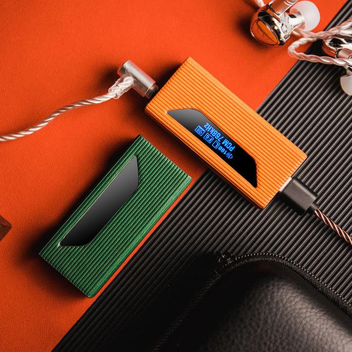 Actual product image Shanling Lederetui Orange für UA4