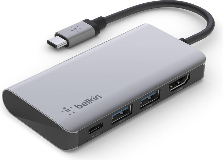 Actual product image Belkin USB-C 4 in 1 (USB-C, 4 Ports)