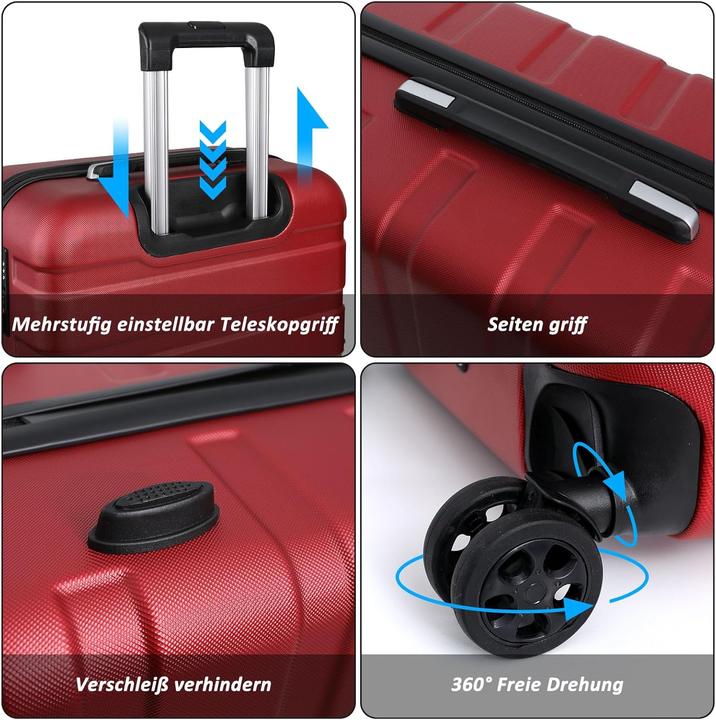 Produktbild Tan.Tomi Handgepäck-Hartschalenkoffer mit Passwortsperre (41 l, Handgepäck (bis 50l))