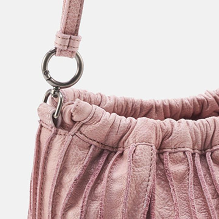 Produktbild FredsBruder Say Hello Beuteltasche Leder 22 cm