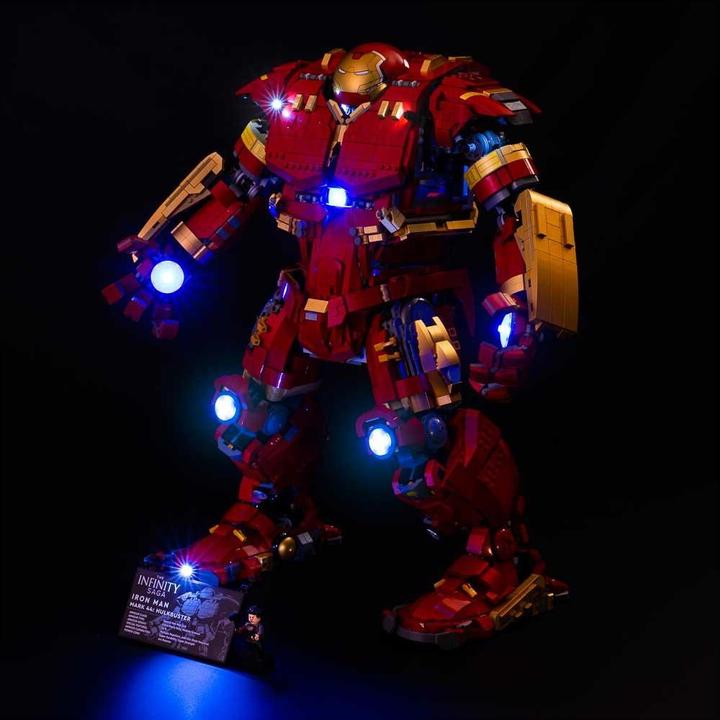 Actual product image Light my bricks LED Licht Set für LEGO 76210 Hulkbuster