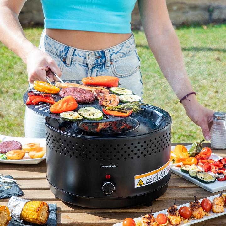 Image du produit InnovaGoods Barbecue portable au charbon sans fumée CleanQ