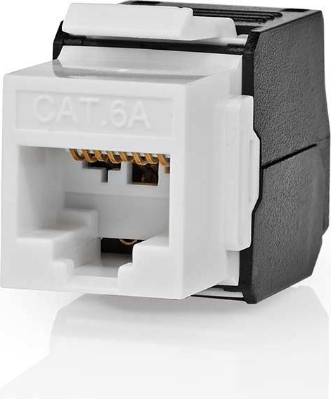 Produktbild Nedis Keystone | CAT6a | RJ45 Buchse | U/UTP | ABS | Box (U/UTP, CAT6a, 0.04 m)