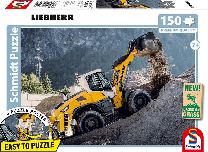 Produktbild Schmidt Spiele Liebherr, Radlader L526 150 Teile (150 Teile)