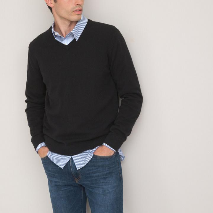Produktbild La Redoute Collections Pullover mit V-Ausschnitt (XL)