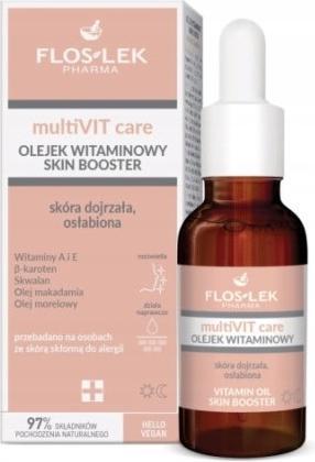 Actual product image FlosLek Pharma Multivit Care Vitamin Oil For Mature And Weakened Skin 30 Ml (Body oil, 30 ml)