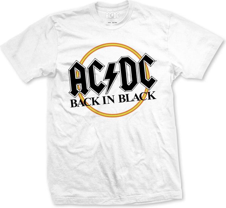 Actual product image AC/DC Back in Black Circle Mens (L)