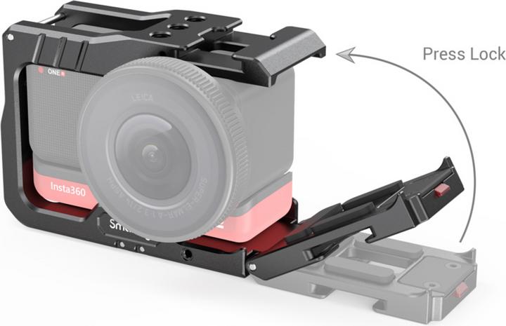 Actual product image SmallRig Vlogging Cage and 52mm Filter Adapter for Insta360 ONE R 4K Edition 2901 (Cage)