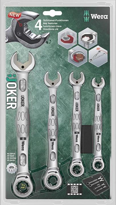 Immagine prodotto Wera 6000 Joker 4 Imperial Set 1 (10 mm, 15 mm, 19 mm, 13 mm, 17 mm, 11 mm, 16 mm, 14 mm, 18 mm, 12 mm)