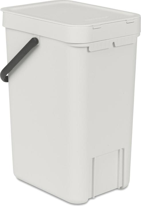 Actual product image Brabantia Recycling bin Sort & Go 12 l, light gray (12 l)
