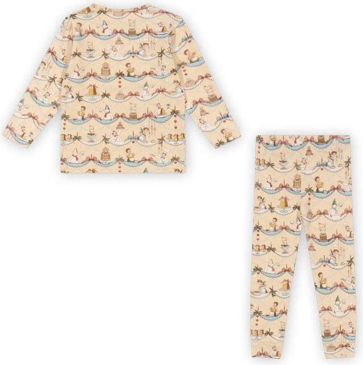 Produktbild Konges Slojd Basic Pyjama GOTS Sugar Pie (98)