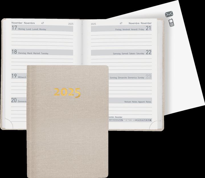 Produktbild Biella Taschenagenda Memento (10 x 14 cm, Deutsch, Englisch, Italienisch, Französisch)