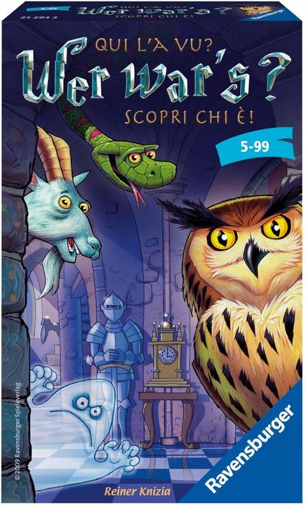 Who did it? (German, French, Italian)