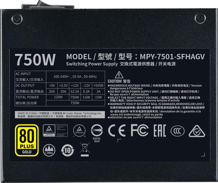 Actual product image Cooler Master V Series SFX (750 W)