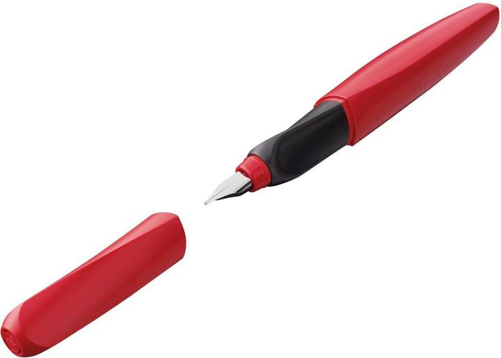 Immagine prodotto Pelikan Penna stilografica Twist rosso fuoco medio (M), rosso nero (Rosso fuoco, 1 x)