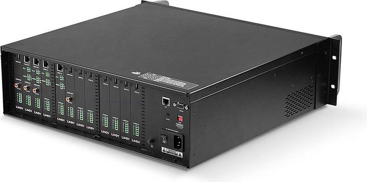 Actual product image Lindy 12 Slot Seamless Modular Matrix Chassis