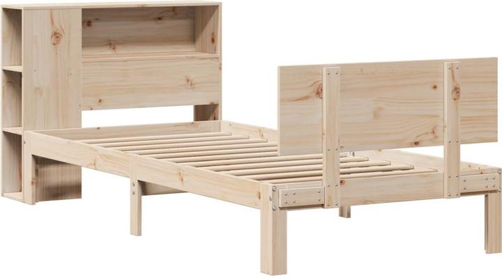 Productafbeelding VidaXL Massief houten bed Houten bed met plank zonder matras 90x200cm grenen (90 x 200 cm)
