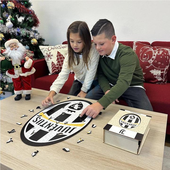Immagine prodotto Iconic Juventus FC - Logo retrò - Puzzle in Legno Taglia L (500 Pezzi) (500 pezzi)