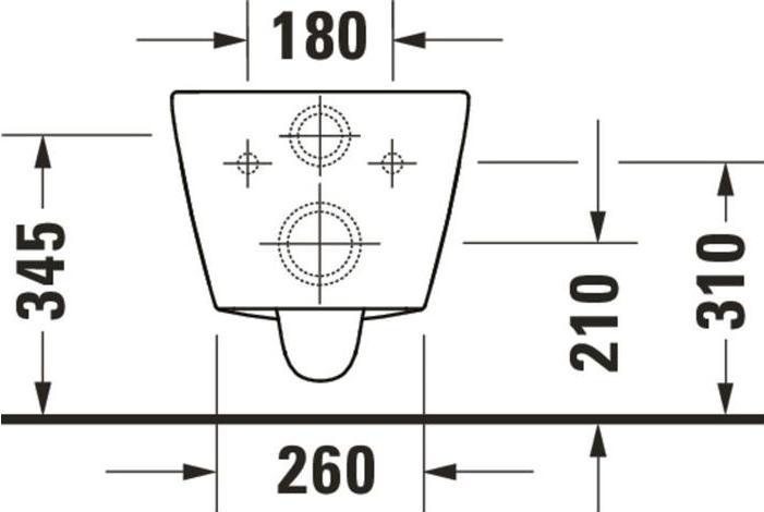 Produktbild Duravit Wand-Tiefspül-WC D-NEO Compact rimless HygieneGlaze weiss