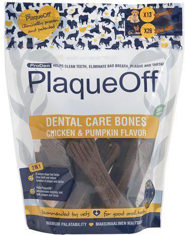 Immagine prodotto Tommi CZ PlaqueOff - Ossi dentali di pollo e zucca 480gr - (721.0045) (1 pz., 480 g)
