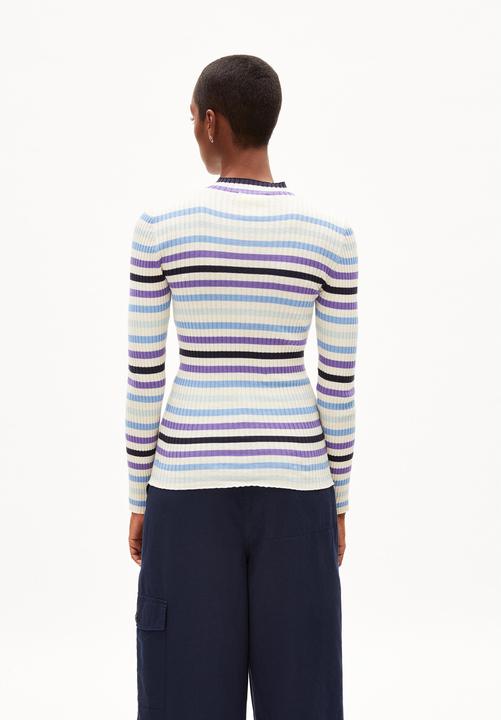 Produktbild Armedangels Long Sleeve Alaania Pullover Multicolors Oatmilk (S)