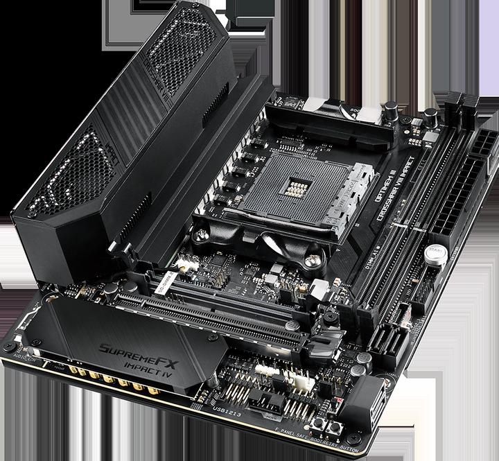 Immagine prodotto ASUS ROG Crosshair VIII Impatto (AM4, AMD X570, Mini-DTX)