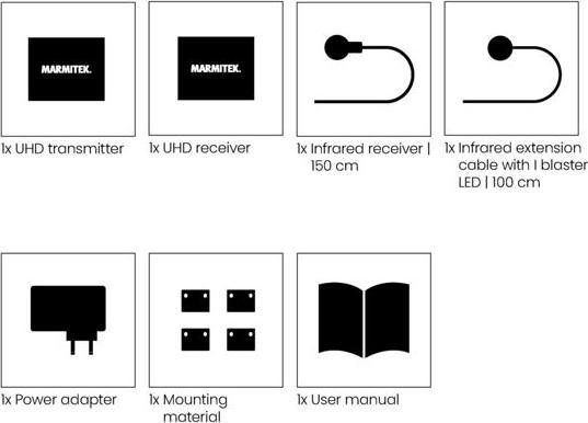 Immagine prodotto Marmitek MEGAVIEW 241 UHD 2.0 HDMI Extender (6 m, HDCP 2.2)
