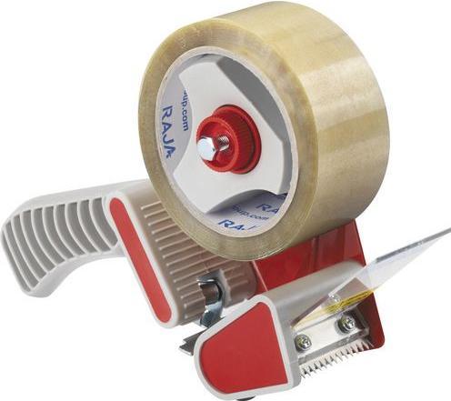 Produktbild Raja Klebebandabroller H11CP Rot Metall, Kunststoff