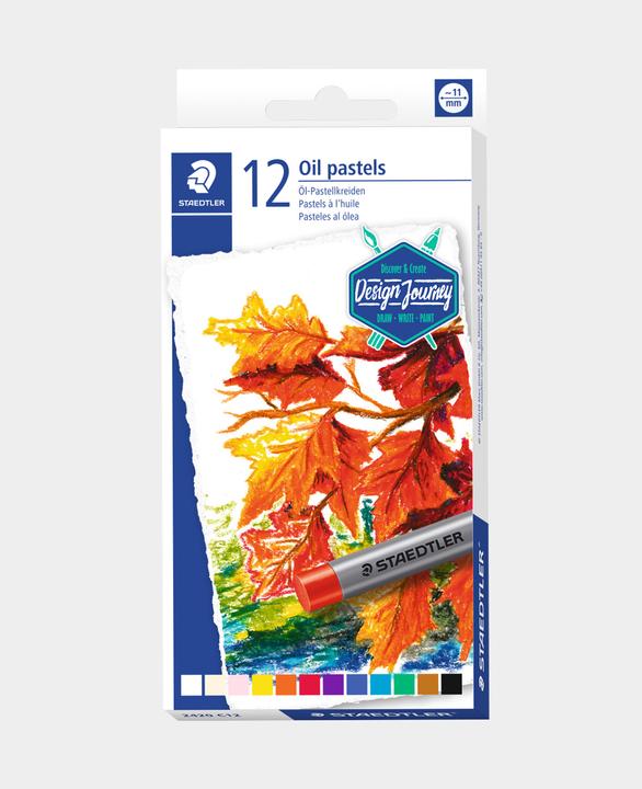 Actual product image Staedtler 2420 Oil pastel crayon cardboard box with 12 pieces, assorted (Sorted, 1 x)