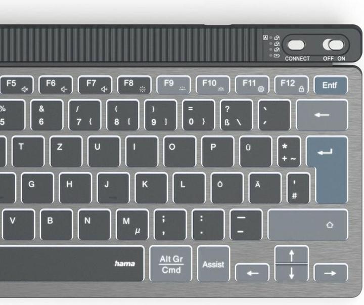 Image du produit Hama Clavier sans fil WK-700 gris (DE, Sans fil)