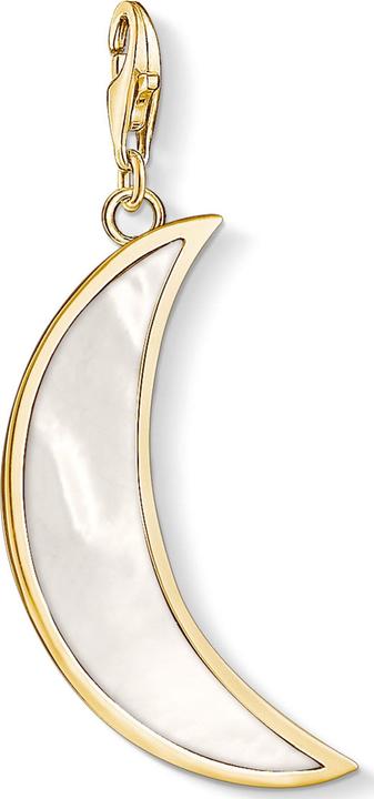Thomas Sabo Charm-Anhänger Mond Perlmutt (Silber)