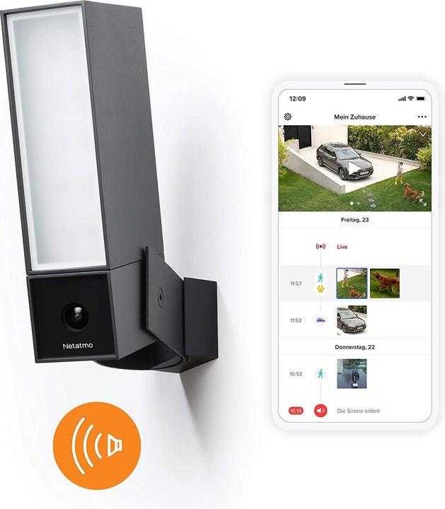 Produktbild Netatmo 2x Smarte Aussenkamera (1080 x 1920 Pixel)