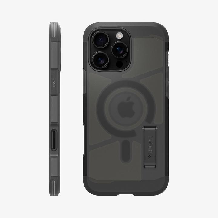 Actual product image Spigen - Tough Armor MagSafe - iPhone 16 Pro Max - Frost Black (Apple iPhone 16 Pro Max)