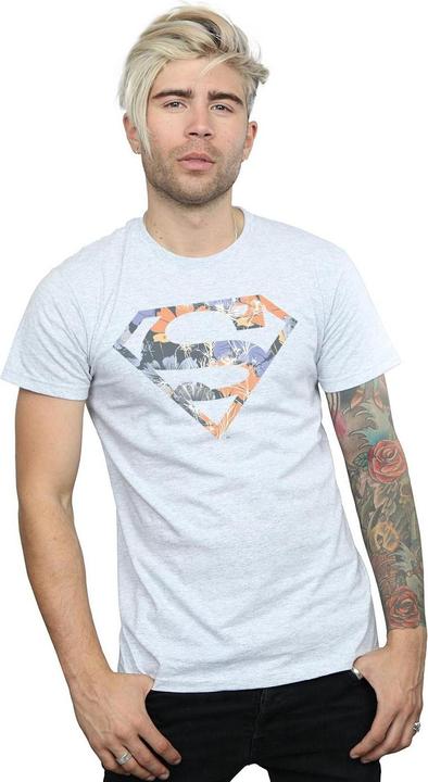 Image du produit - T-shirt SUPERMAN FLORAL LOGO - Homme (3XL)