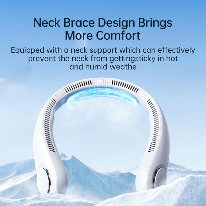 Actual product image Jisulife Neck Fan Life4 Blue