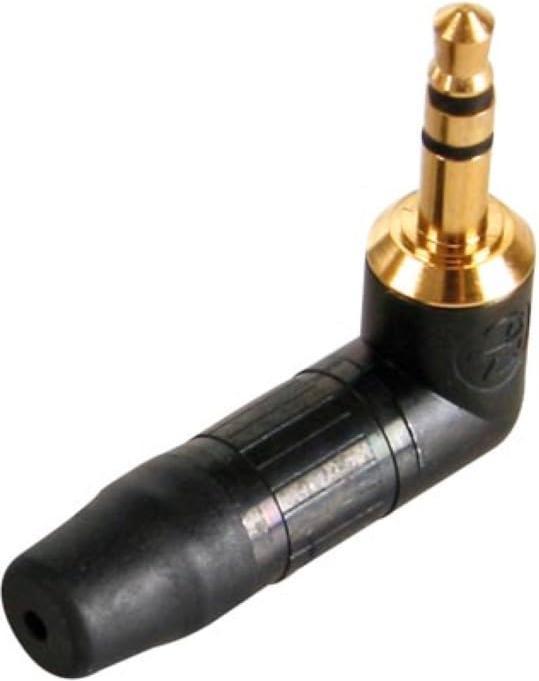 Neutrik - 3.5mm-AUDIO-KLINKENSTECKER - RECHTWINKLIG - SCHWARZ