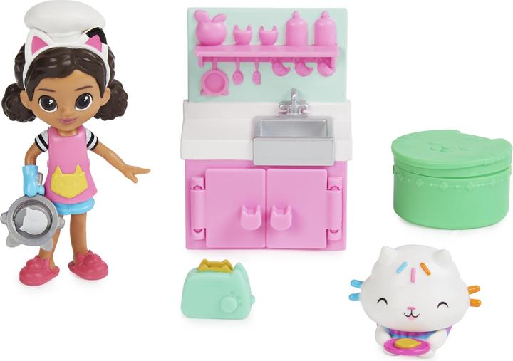 Actual product image Spin Master Gabby's Dollhouse Cat-Tivity Pack Lunch And Munch