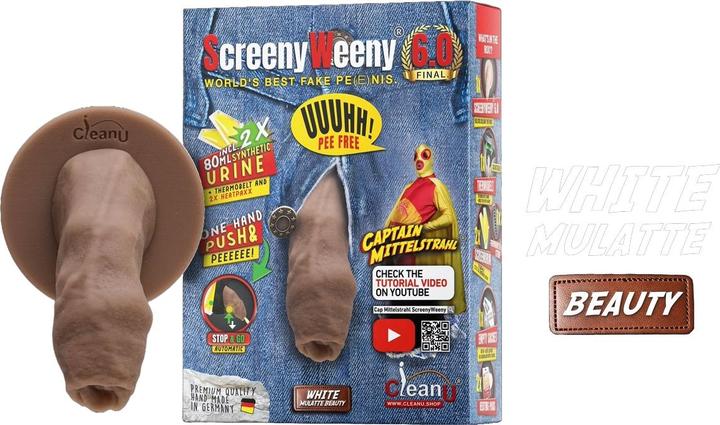 Actual product image Clean Urin Screeny Weeny Set 6.0 White Mulatte Beauty