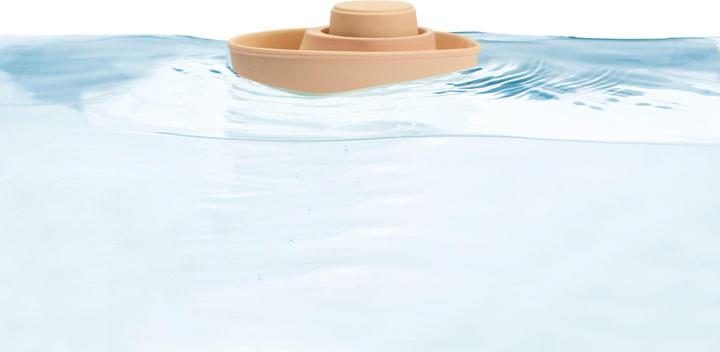 Image du produit Plantoys Bateau cabriolet orange past en caoutchouc