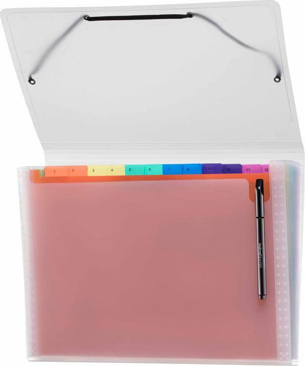 Kolma Fardes à compartiments Easy A4 medium 12 onglets rainbow (A4, 1 x)