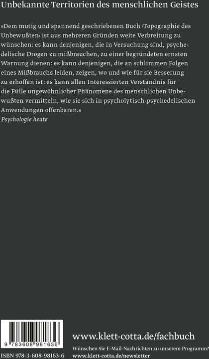 Produktbild Topographie des Unbewussten (Deutsch, Stanislav Grof, 2018)