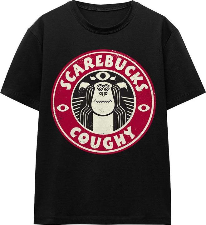 Immagine prodotto Monsters at Work Scarebucks Coughy Maglietta Adulto Unisex (XXL)