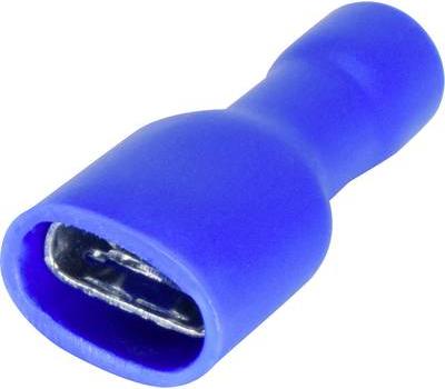 Actual product image Tru Components 8436820 Flat receptacle assortment plug width 4.80 mm plug thickness 0.80 180°