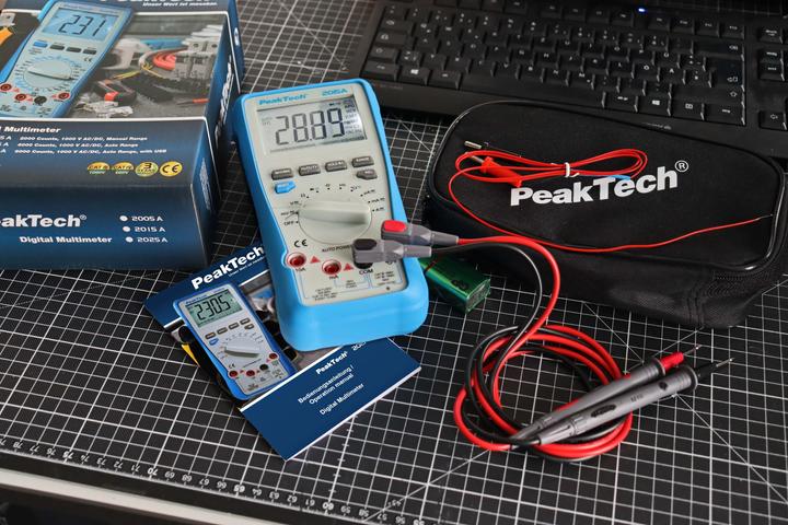 Image du produit Peaktech P 2015 A Multimètre numérique True RMS (CAT III 1000V, CAT IV 600V)
